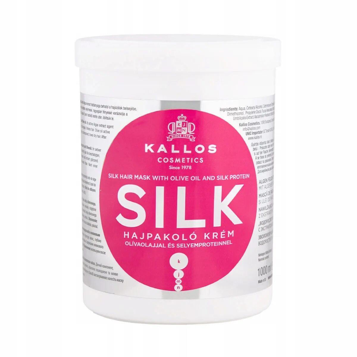 Маска для волос silk. Kallos маска для волос Silk 1л. Маска для волос Silk Kallos Cosmetics с оливковым маслом. Kallos маска для волос 1000мл в асс.. Kallos KJMN маска для волос Color 1000 мл..