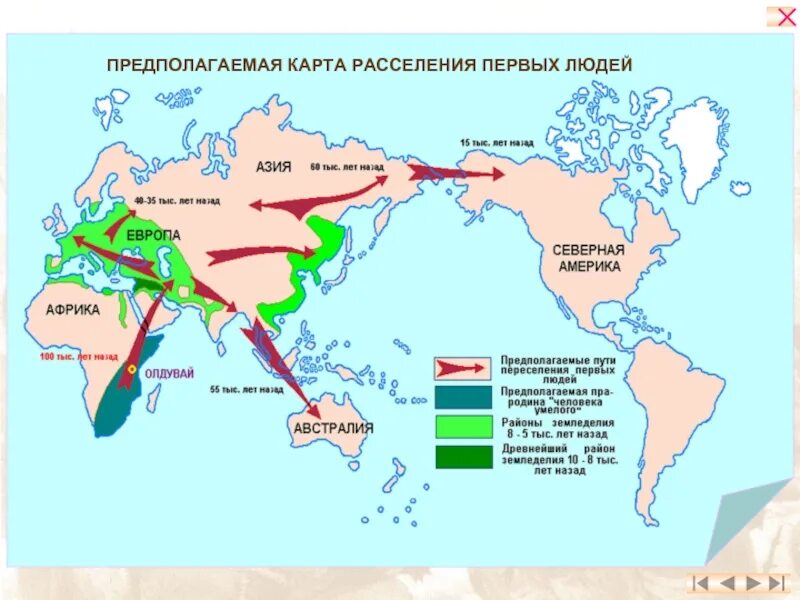 Расселение древних людей. Карта расселения древних людей. Карта возникновение и расселение древнего человека. Направление миграций древних людей. Карта миграции первобытного человека.