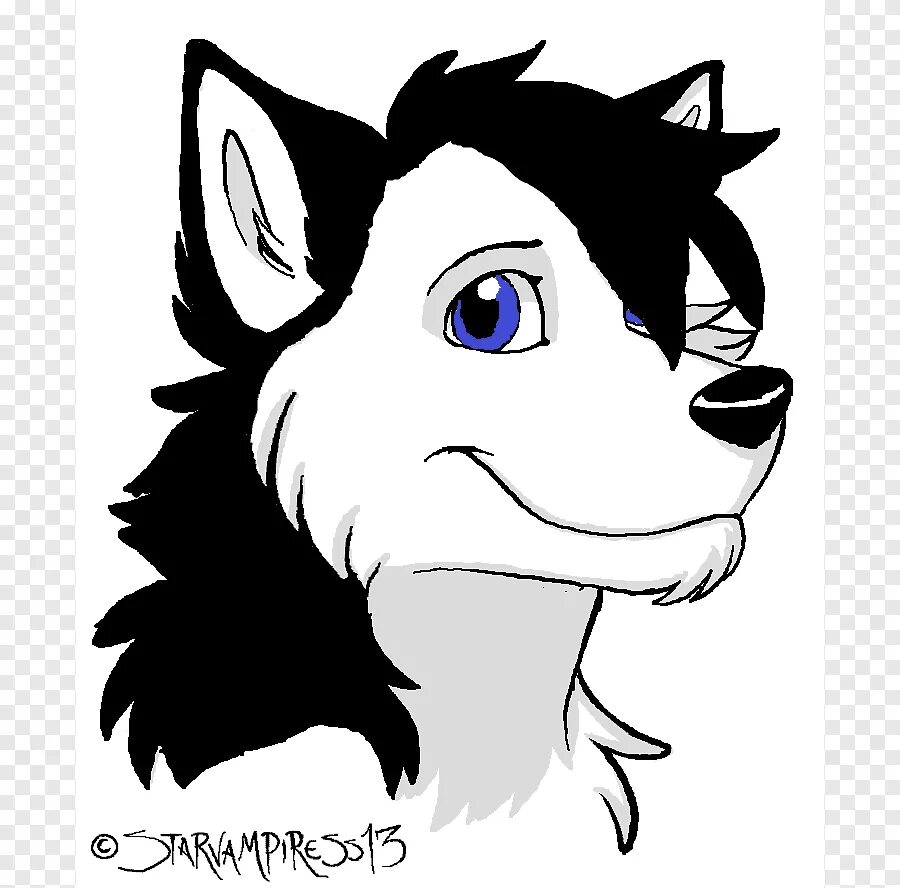 Нарисовать волка мультика