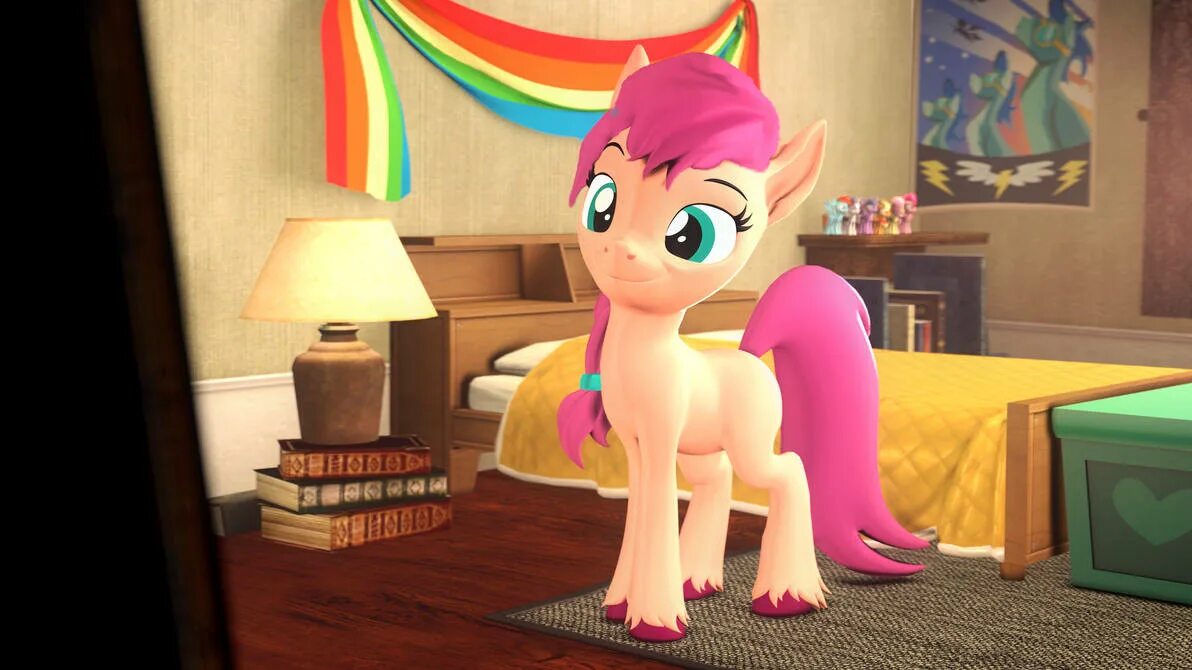 New generation 3. Санни 5 поколение МЛП. MLP g5 Санни 3д. Санни 3d MLP SFM. My little Pony g5.