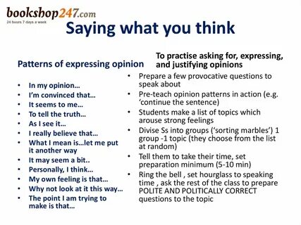 Opinion words
