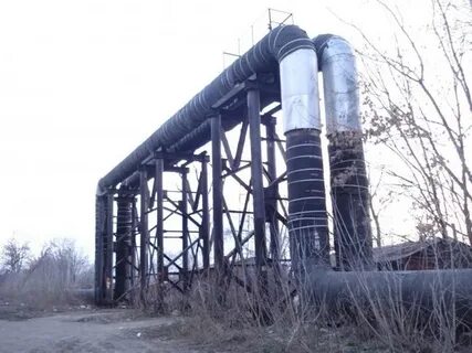 Трубопровод через дорогу
