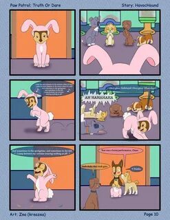 Paw Patrol Comic - Truth or Dare Pg 10 by kreazea on DeviantArt Dork Diar.....