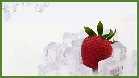 Клубника со льдом