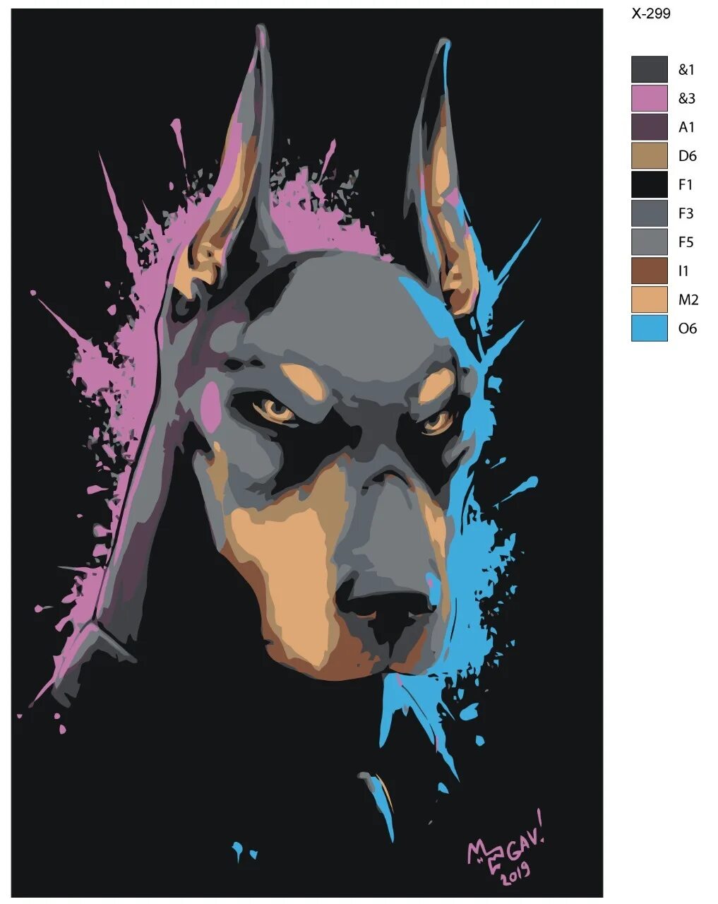 ArtStation Doberman