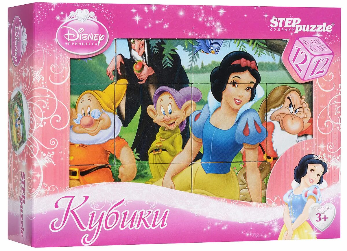 Степ пазл Белоснежка. Пазл Step Puzzle Белоснежка. Кубики-пазлы Step Puzzle Disney Золушка 87152. Пазлы белоснежка