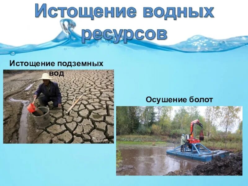 Загрязнение и истощение подземных вод. Истощение подземных и поверхностных вод причины. Истощение поверхностных и подземных вод. Оценка воздействия на литосферу. Истощение поверхностных вод.