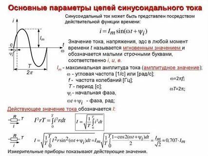 Изменения частоты тока конденсатором