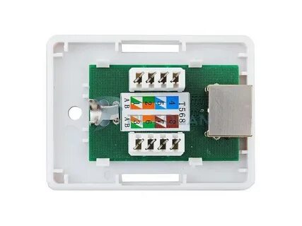 Расключение интернет розетки