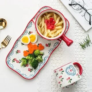Тарелка с ручками