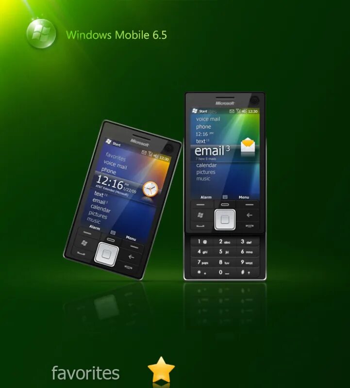 Windows mobile 32. Windows mobile 6.5.