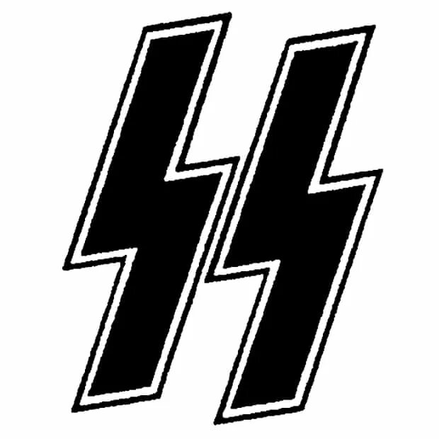 Знак сс фашистов две молнии. Знак сс молнии. Руна зиг сс. 2 молнии. Зиг руны сс.