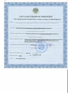 Лицензии в казахстане