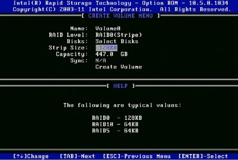 Previous menu