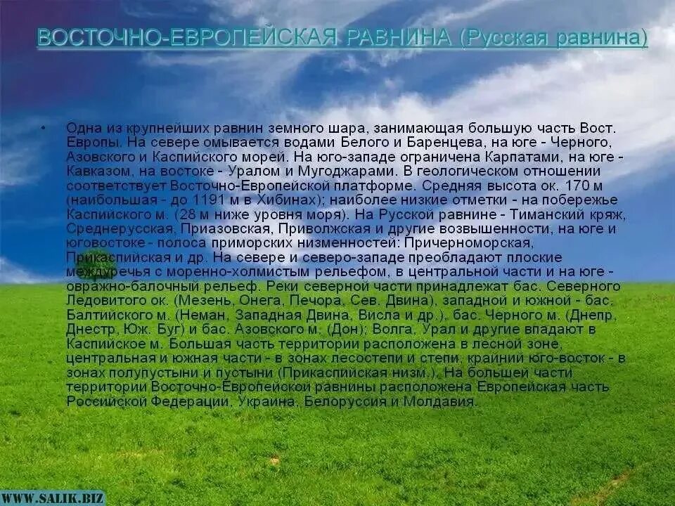 Восточно европейская равнина краткий доклад. Сообщение о Восточно европейской равнине. Восточно-европейская равнина описание. Доклад про равнины.