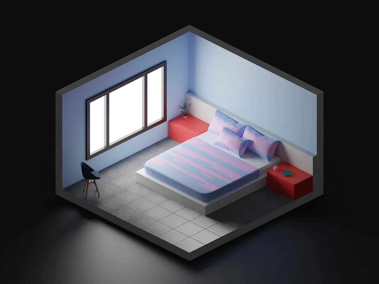 3d room