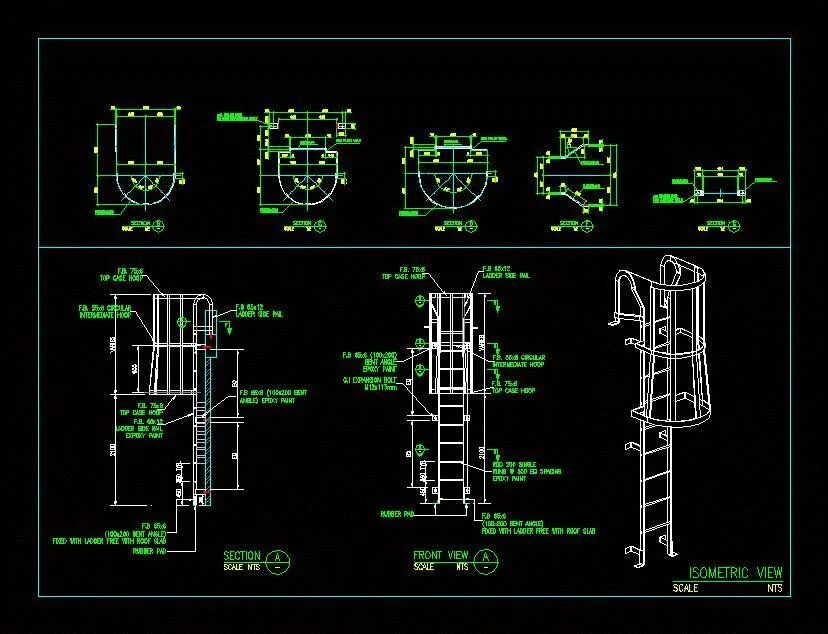 Схема в формате dwg. Лоток лр 8 dwg. подкатная лестница лр-6.1 чертеж dwg. чертежи пожарной лестницы в автокаде. вертикальная лестница автокад.