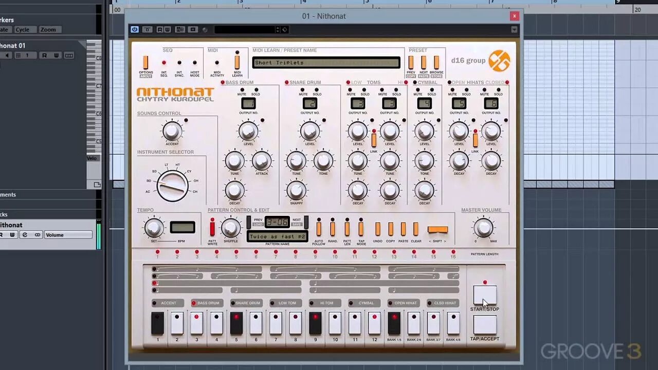 D16 group. D16 vst. d16 group vst. d16 group fx pack. drumazon drum machine.