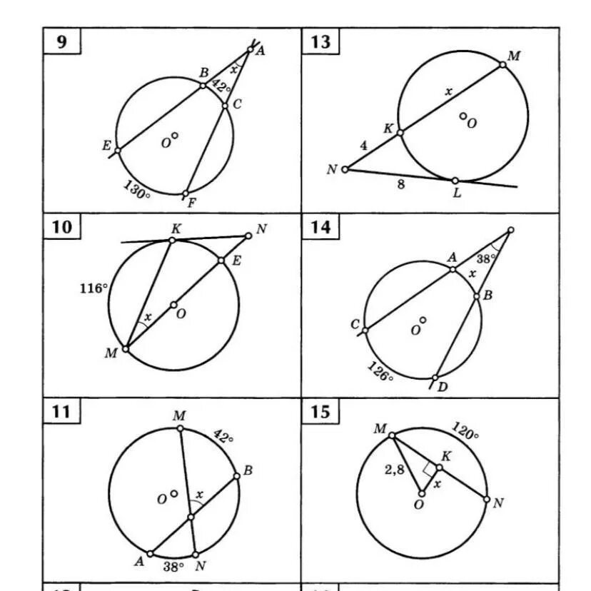 Задачи по готовым чертежам окружность 8 класс. Задачи по готовым чертежам геометрия 8 класс окружность. Углы вписанные в окружность задачи на готовых чертежах. Решение задач по готовым чертежам 8 класс окружность.