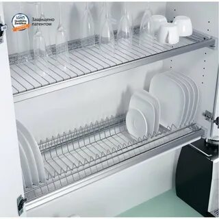Как установить сушилку для посуды в кухонный