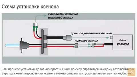 Лампа h1 как подключить