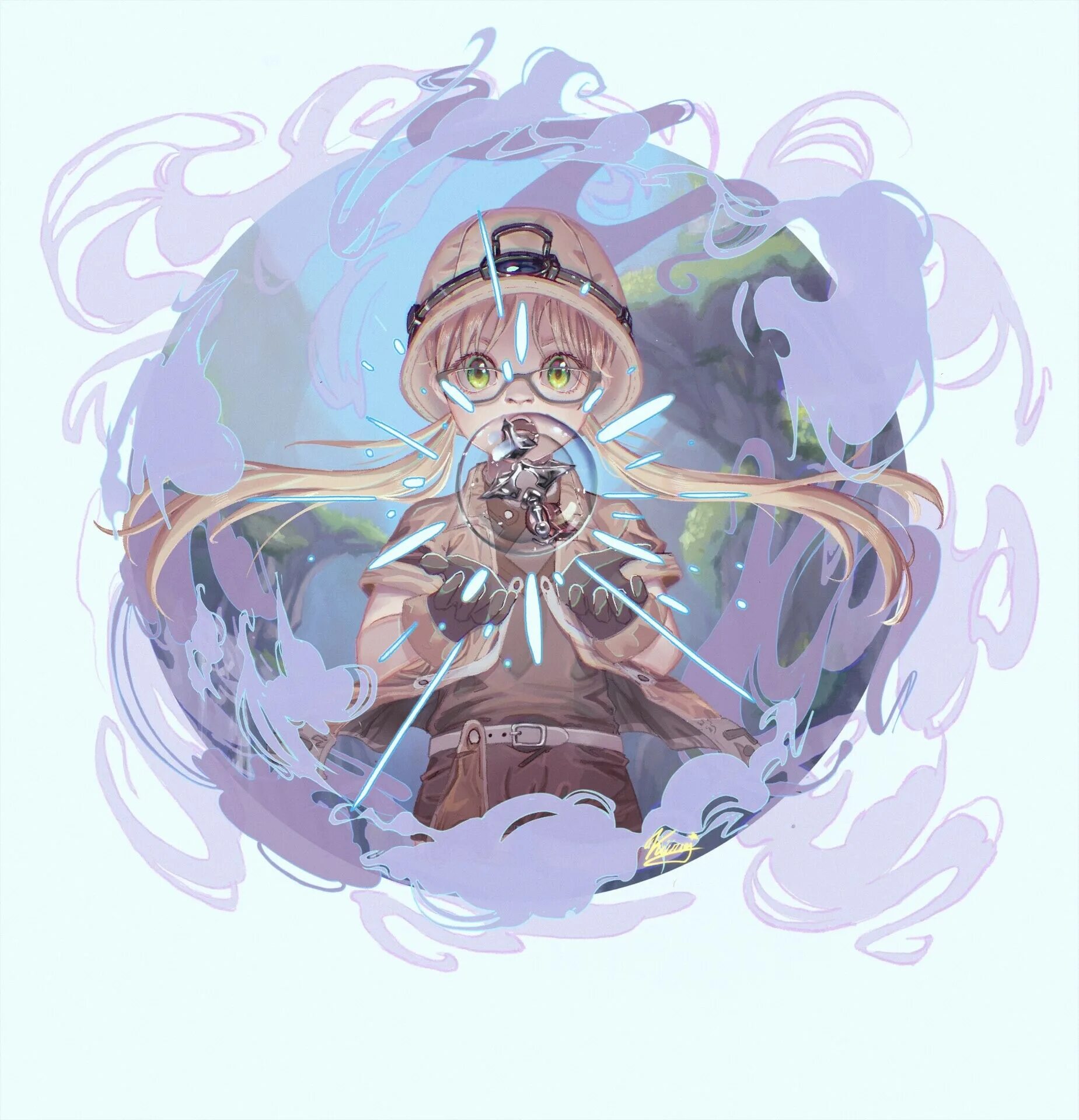 Deep in abyss. Deep in abyss
