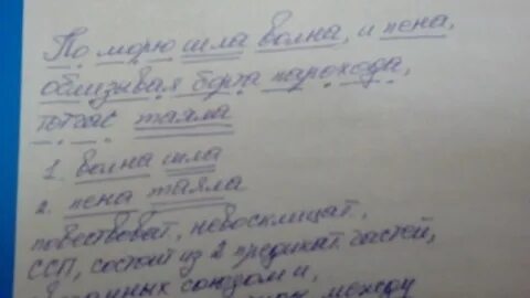 Волна синтаксический разбор