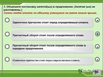 Одиночное причастие после определяемого слова запятые