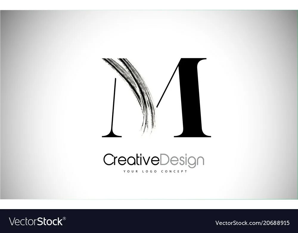 Creative m. Creative Design m Letter. Typography logo Design. Слово красиво в вектор 4. Stroke the Letter a.