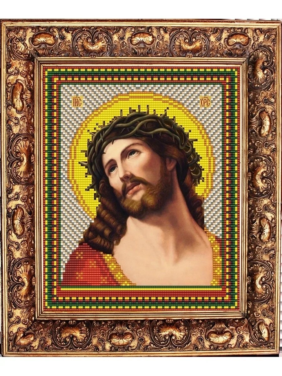 Вышивка спасителя. Вышивка спасителя. Набор вышивки бисером венчальная пара. Спас нерукотворный в золоте. Икона спасителя вышитая бисером.