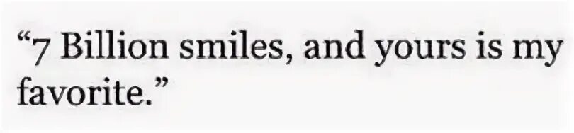 She smiled but