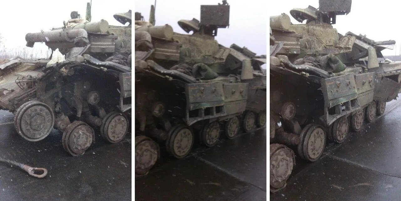 Разрывали танками