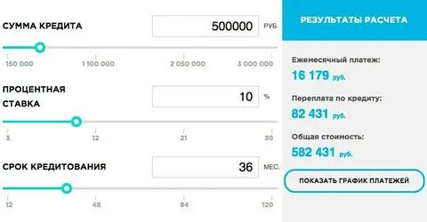 500000 под 3 процента