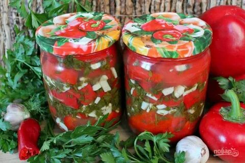 Маринованный чеснок с перцем на зиму