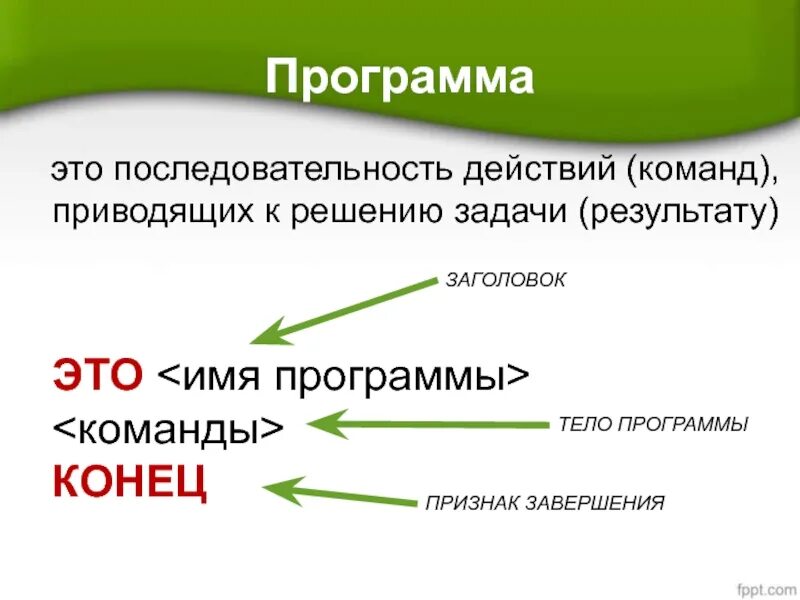 Результатом заголовок. Заголовок программы. программа это последовательность. последовательность предназначения утилиты. понятие программы утилиты.
