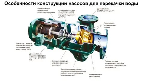 Из чего состоит насос