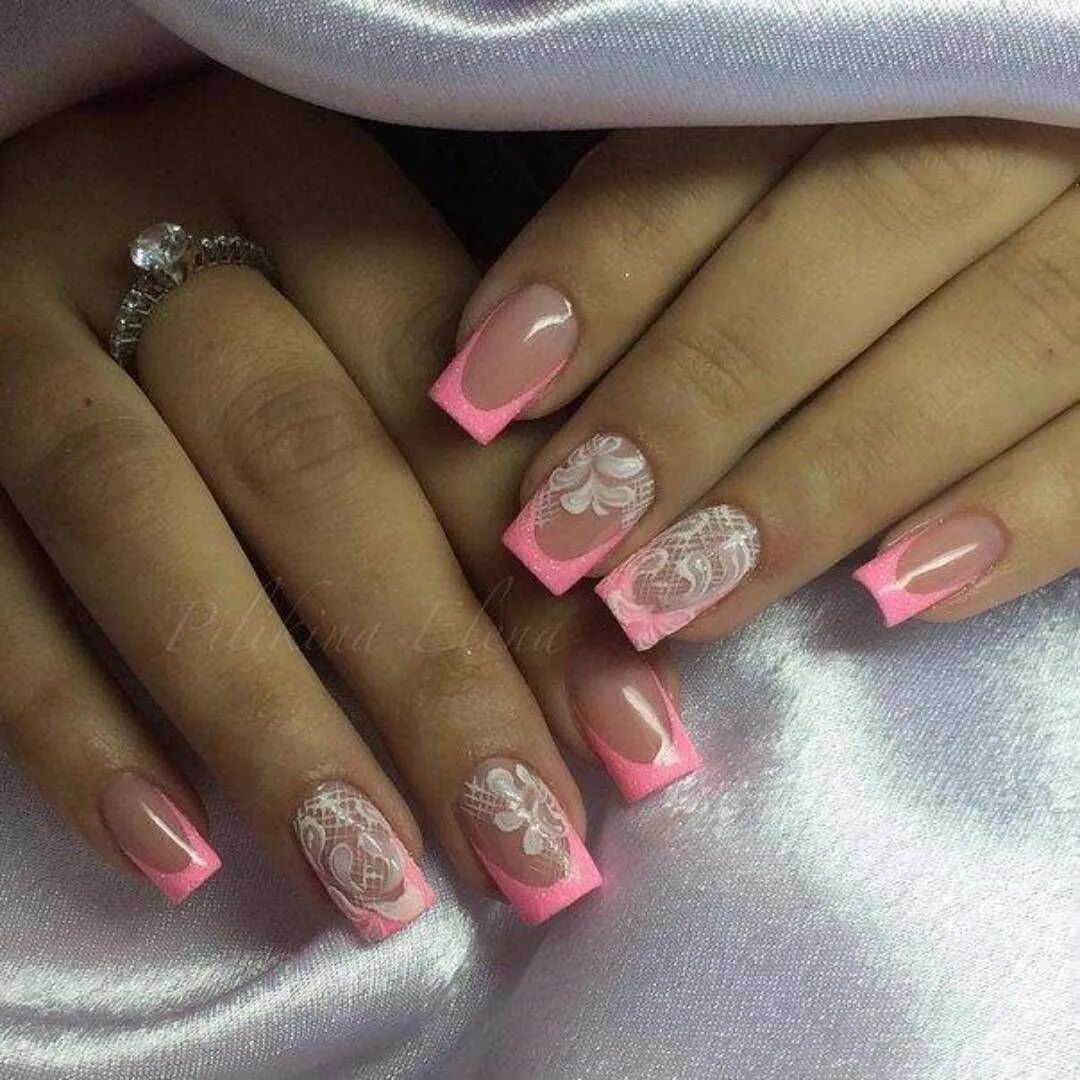 Розовый френч на ногтях. Розовый френч на ногтях квадратной формы. Розовый френч на ногтях. Шеллак розовый френч. Розовый френч на квадратных.