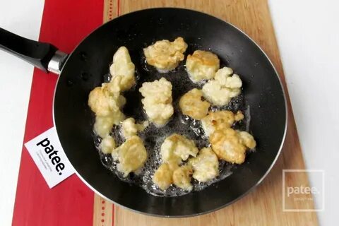 Приготовление цветной капусты в кляре на сковороде