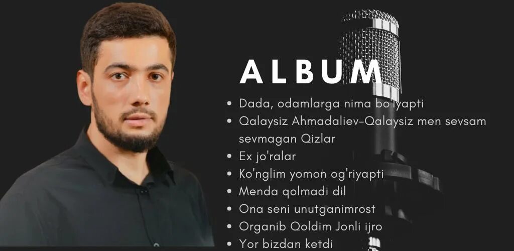 Jaloliddin ahmadaliyev qoshiqlari mp3. Жалолиддин аҳмадалиев. жалолиддин ахмадалиев мп3. жалолиддин ахмадалиев расмлари 2025. жалолиддин ахмадалиев mp3.