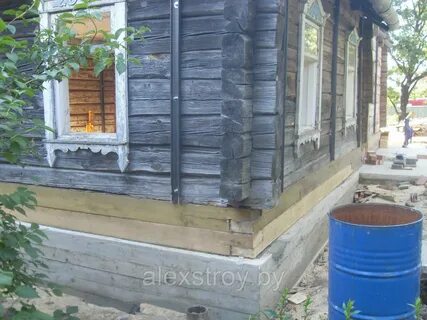 Выровнять старый дом