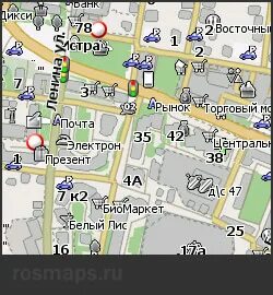 Карта истры с улицами и номерами домов