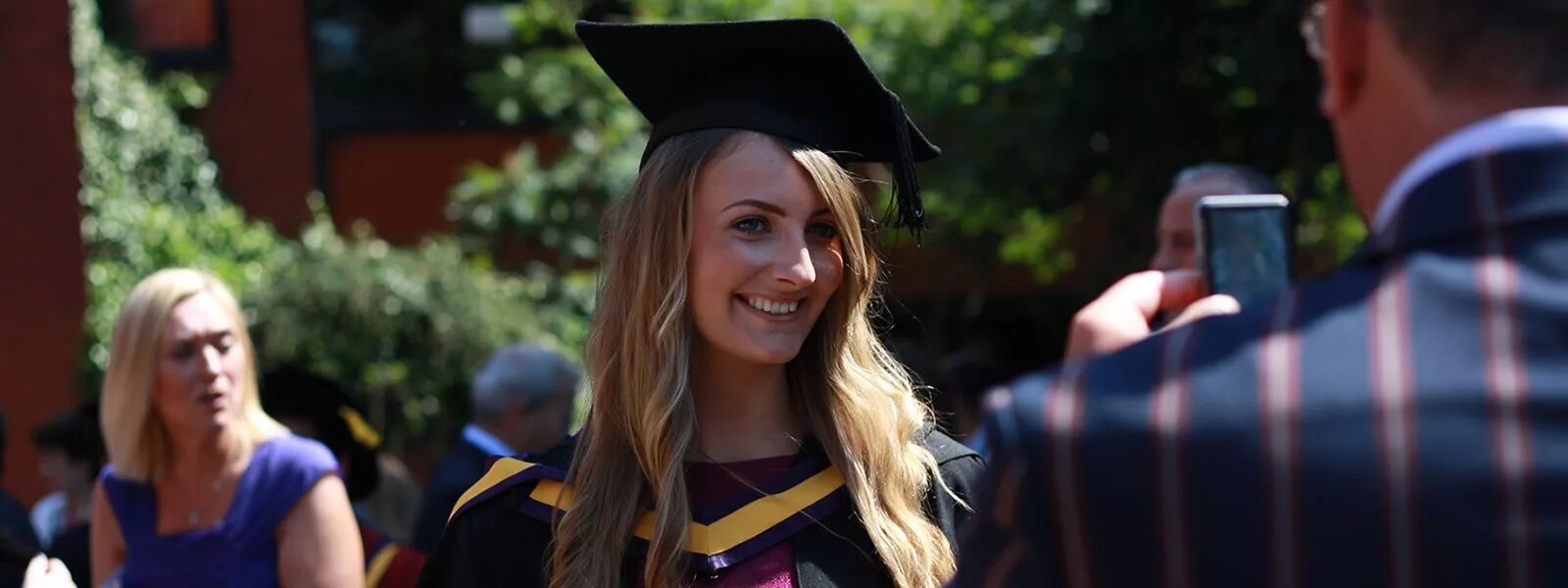 An undergraduate has a degree. An undergraduate has a degree