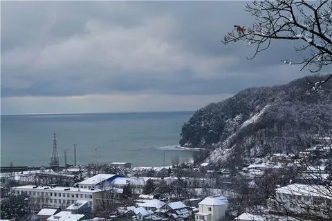 Туапсе в январе