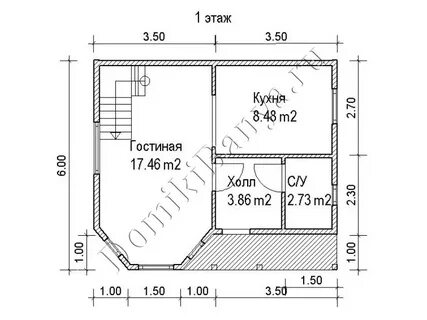 Проект дома из пеноблока чертежи