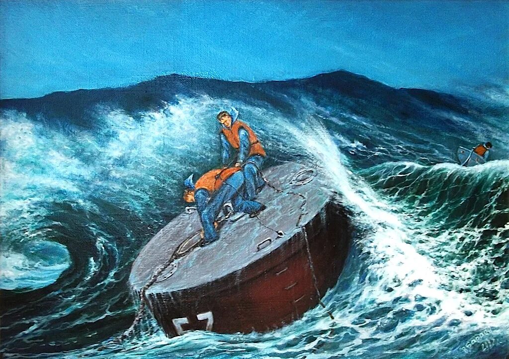 Иллюстрация к произведению толстого акула. Презентация к рассказу акула толстой. Презентация л. Бридель на судне. Бочонок над якорем.