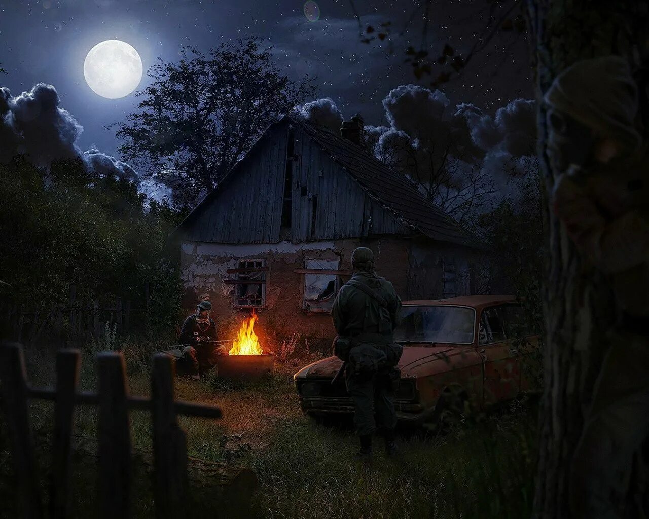 Сталкер тень чернобыля гитара. Сталкер новый арсенал 7. лесник сталкер арт. дом лесника сталкер. сталкер 2 у костра.