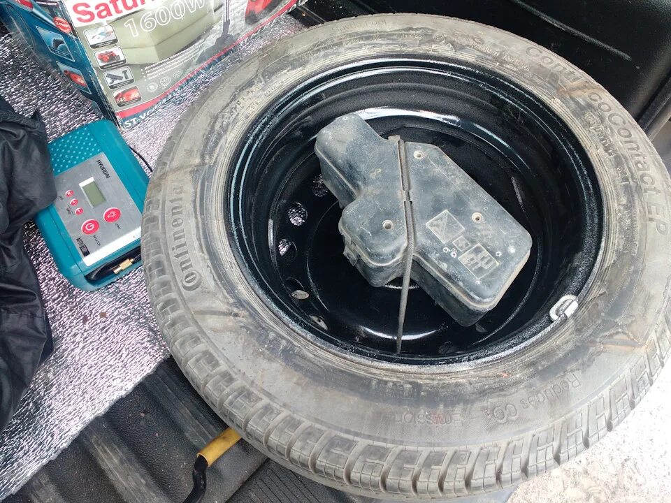 запаска - Renault Kangoo (1G), 1,6 л, 2004 года фотография DRIVE2
