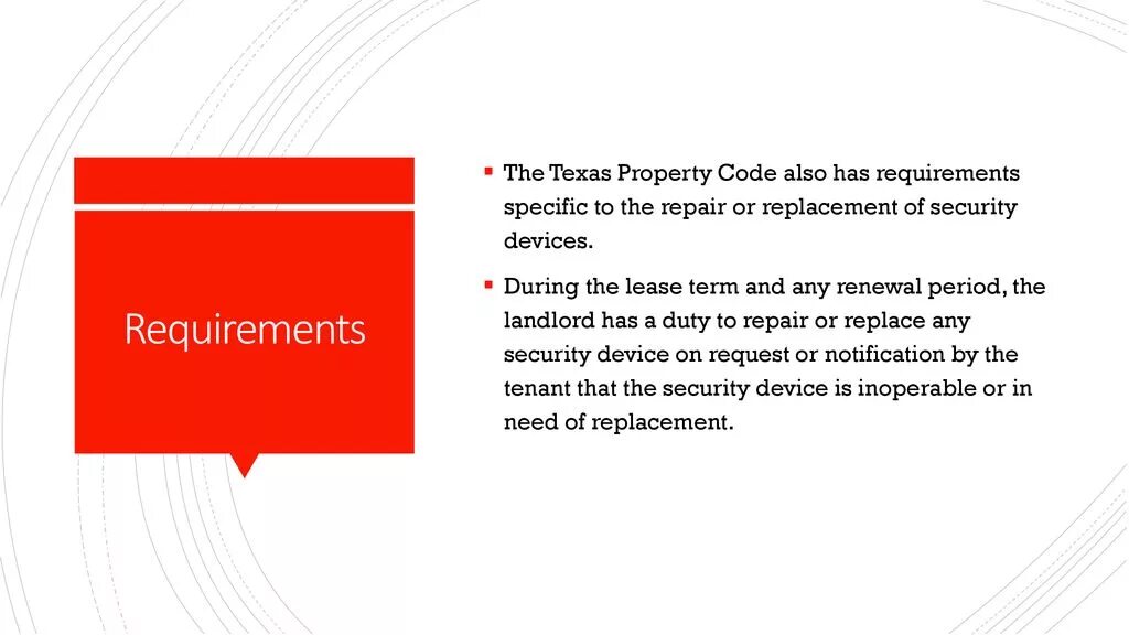 Property code