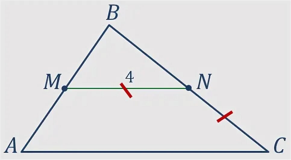 На рисунке номер 1. Средняя линия треугольника контрольная работа. Пользуясь рисунком Найдите длину стороны BC. Используя данные рисунка Найдите BC. Используя рисунок Найдите MN.