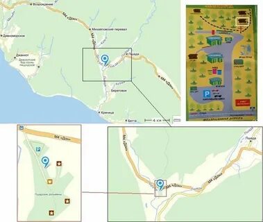 Пшада на карте краснодарского края